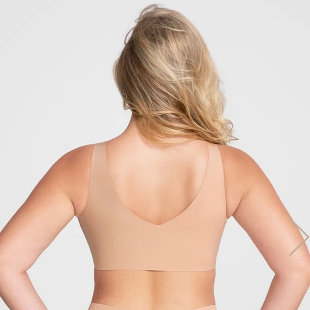 Honeylove V-Neck Bra Nude Sand Size 2X - Picture 3 of 16
